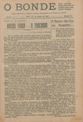 O Bonde - Edição 53 de 23/08/1947