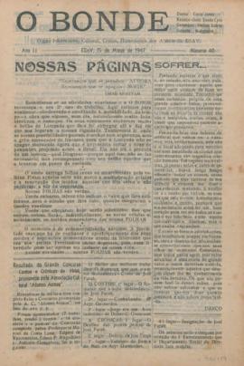 O Bonde - Edição 40 de 15/03/1947