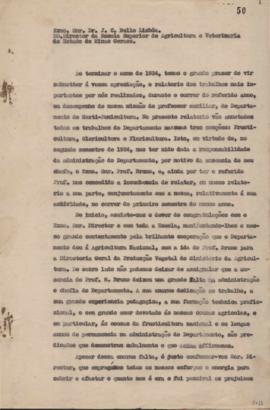 1934 - Horticultura e Pomicultura (Chefe do Departamento)