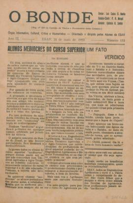 O Bonde - Edição 153 de 21/05/1955