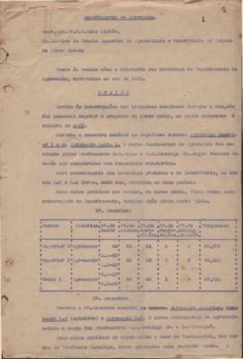 1932 - Agronomia (Chefe do Departamento)