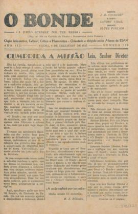 O Bonde - Edição 129 de 06/12/1952