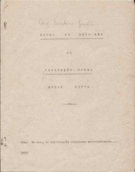 Programação geral do curso