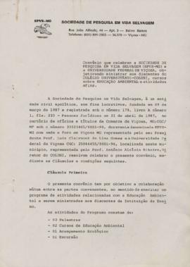 Curso de Educação Ambiental para alunos do Coluni - 1990