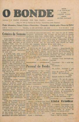 O Bonde - Edição 126 de 11/10/1952