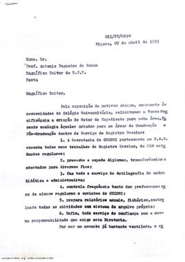 Criação do Setor de Expediente do Coluni