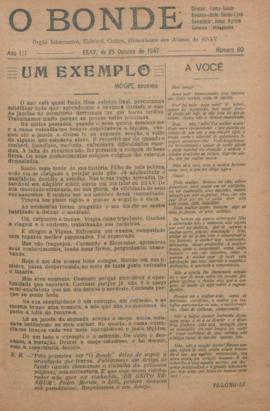 O Bonde - Edição 60 de 25/10/1947