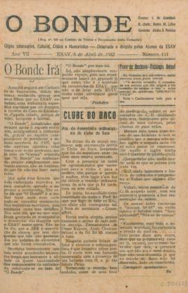 O Bonde - Edição 111 de 05/04/1952