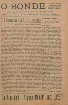 O Bonde - Edição 62 de 03/04/1948