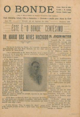 O Bonde - Edição 100 de 18/08/1951