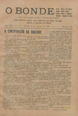 O Bonde - Edição 196 de 23/08/1958