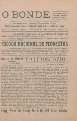 O Bonde - Edição 211 de 19/03/1960