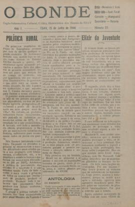 O Bonde - Edição 25 de 15/06/1946