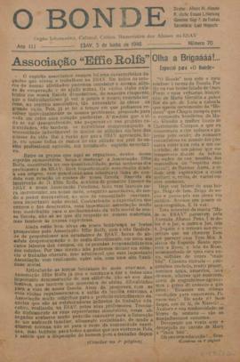 O Bonde - Edição 70 de 05/06/1948