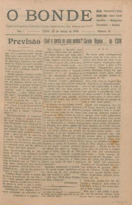 O Bonde - edição 16 de 30/03/1946
