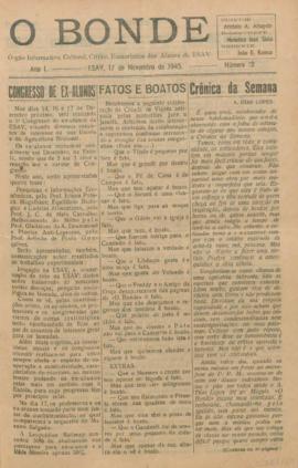 O Bonde - edição 12 de 17/11/1945