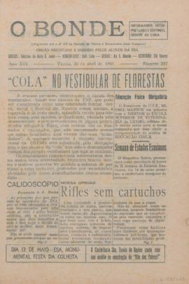 O Bonde - Edição 217 de 30/04/1960