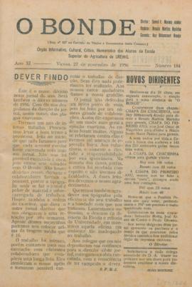 O Bonde - Edição 184 de 27/11/1956