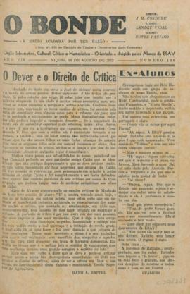 O Bonde - Edição 119 de 18/08/1952