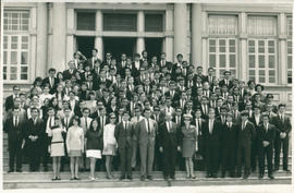 Professores e formandos de 1968
