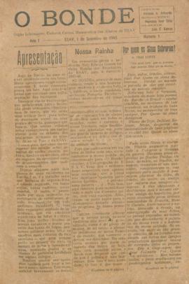 O Bonde - edição 01 de 01/09/1945