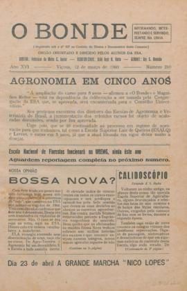 O Bonde - Edição 210 de 12/03/1960