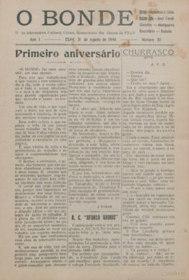 O Bonde - Edição 30 de 31/08/1946