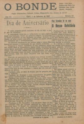 O Bonde - Edição 54 de 01/09/1947