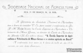 Convite para conferência