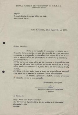 Transferência do Curso de Agricultura da Emaf
