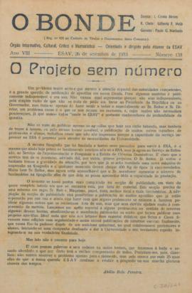 O Bonde - Edição 135 de 26/09/1953