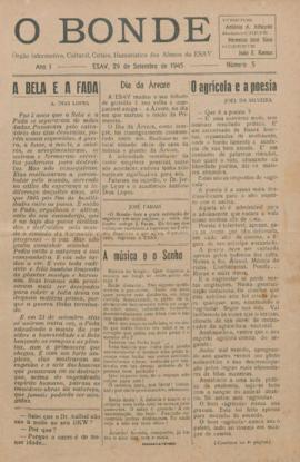 O Bonde - edição 05 de 29/09/1945