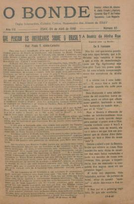 O Bonde - Edição 65 de 24/04/1948