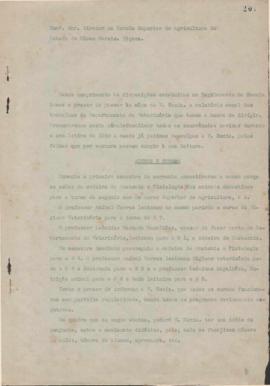 1942 - Veterinária (Chefe do Departamento)