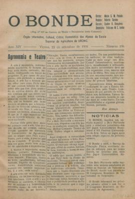 O Bonde - Edição 198 de 23/09/1958