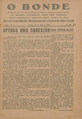 O Bonde - Edição 79 de 23/04/1949