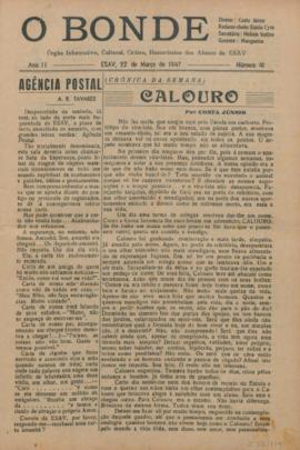 O Bonde - Edição 41 de 22/03/1947