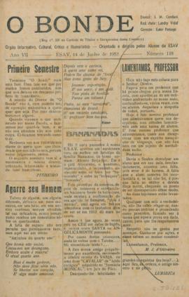 O Bonde - Edição 118 de 14/06/1952