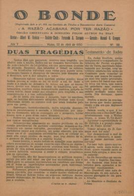 O Bonde - Edição 88 de 22/04/1950