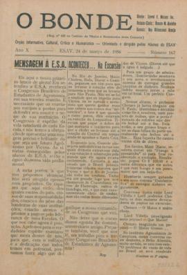 O Bonde - Edição 167 de 24/03/1956