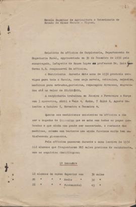 1936 - Carpintaria (Engenharia Rural)