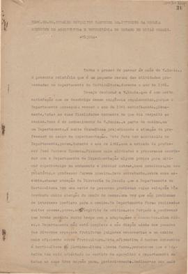 1941 - Horticultura e Pomicultura (Chefe do Departamento)