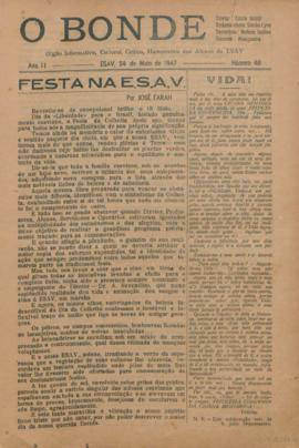 O Bonde - Edição 48 de 24/05/1947