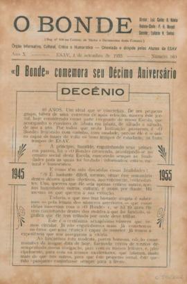 O Bonde - Edição 160 de 01/09/1955
