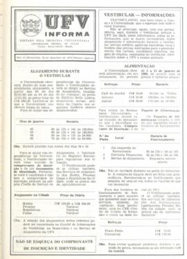 Edição Especial- informações sobre o Vestibular de 28/12/1979