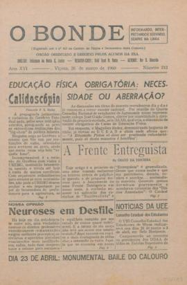 O Bonde - Edição 212 de 26/03/1960