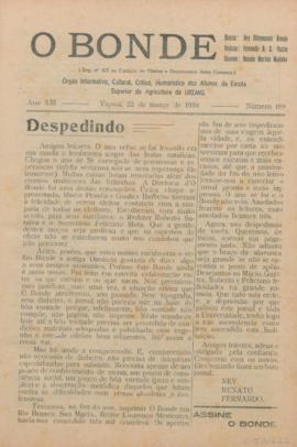 O Bonde - Edição 189 de 22/03/1958