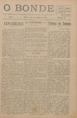 O Bonde - edição 10 de 3/11/1945
