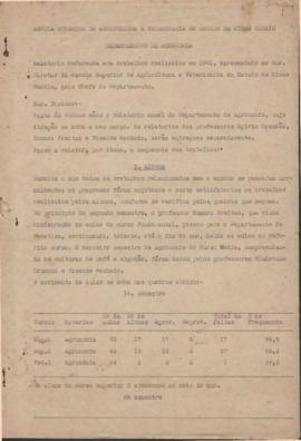 1941 - Agronomia (Chefe do Departamento)