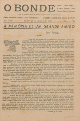 O Bonde - Edição 136 de 24/10/1953
